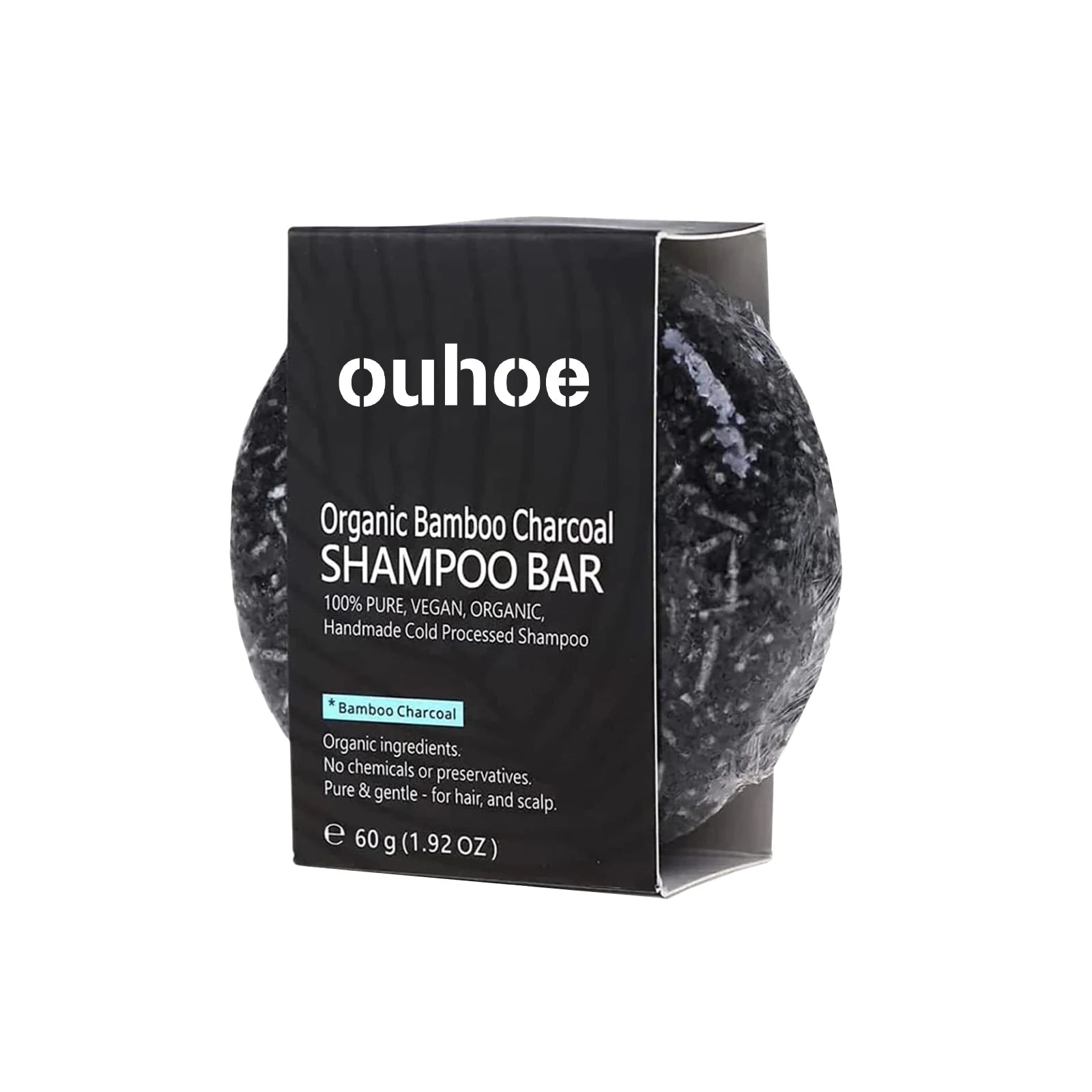 Bamboo Charcoal Shampoo Soap Deep Clean The Scalp Create Dark And Thick Hair Improve Dryness Hair Nourish Charcoal Shampoo Soap