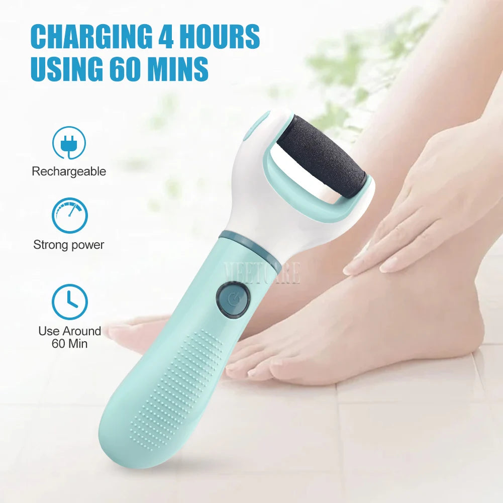Waterproof Electric Foot Cleaner – Heal Cracks & Restore Baby-Soft Skin