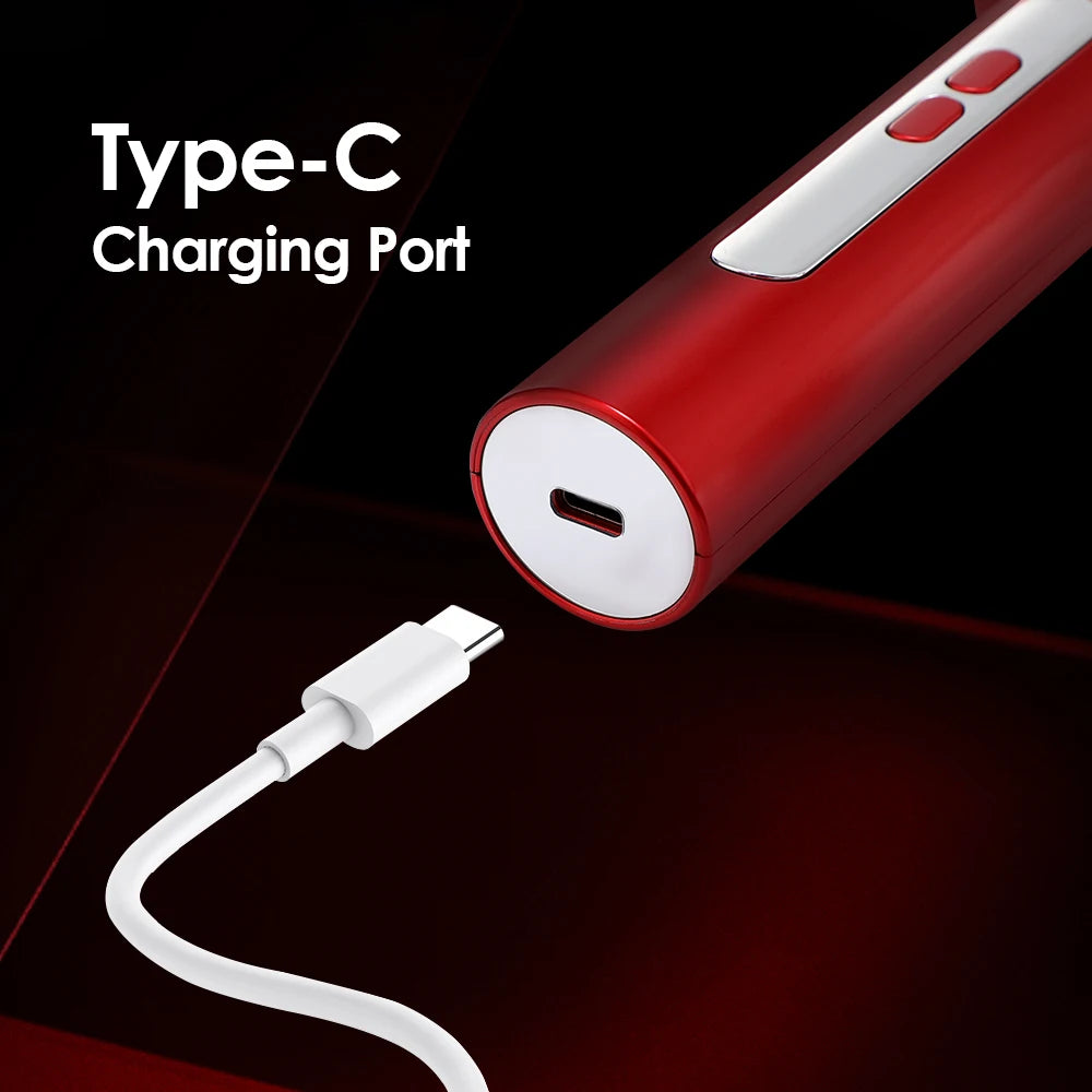 Electric Scalp Massager with Red Light Therapy – Hair Growth & Relaxation Comb