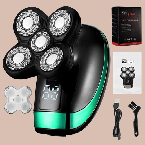 Portable Rechargeable 5-in-1 Electric Shaver